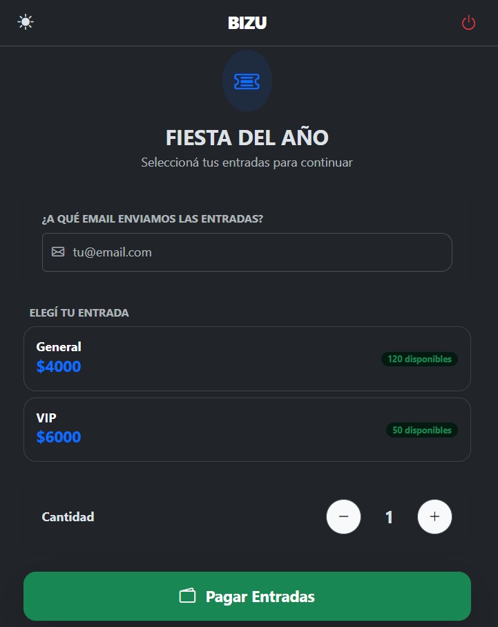 Captura sistema BIZU