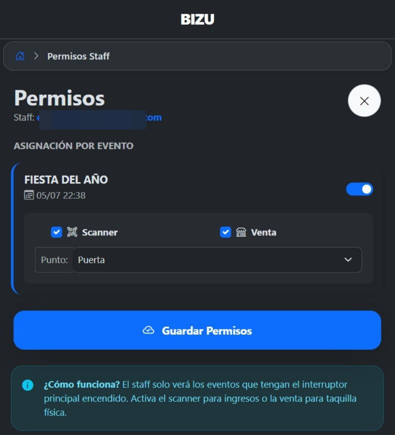 Captura sistema BIZU